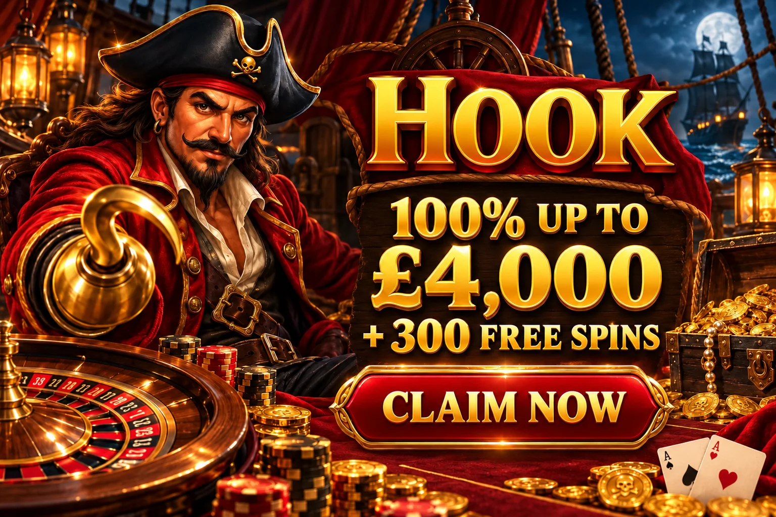 Hook casino promotion