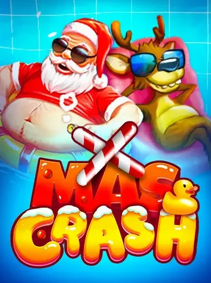 Decorative casino game artwork for Hook: Xmas Crash